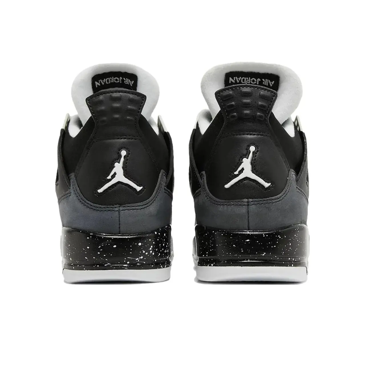 Gradient Grey Matte Nubuck Honeycomb Breath Mesh White Hardware Star Speckled Air Cushion Mid Retro Sneakers