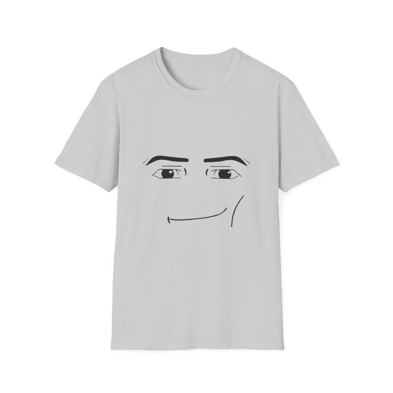 Roblox Rizz Face Unisex Softstyle T-Shirt - Funny Gaming Meme Brainrot Tee, Free Shipping, Gift for Gamers, Gamer Shirt, Trendy Graphic Tee,