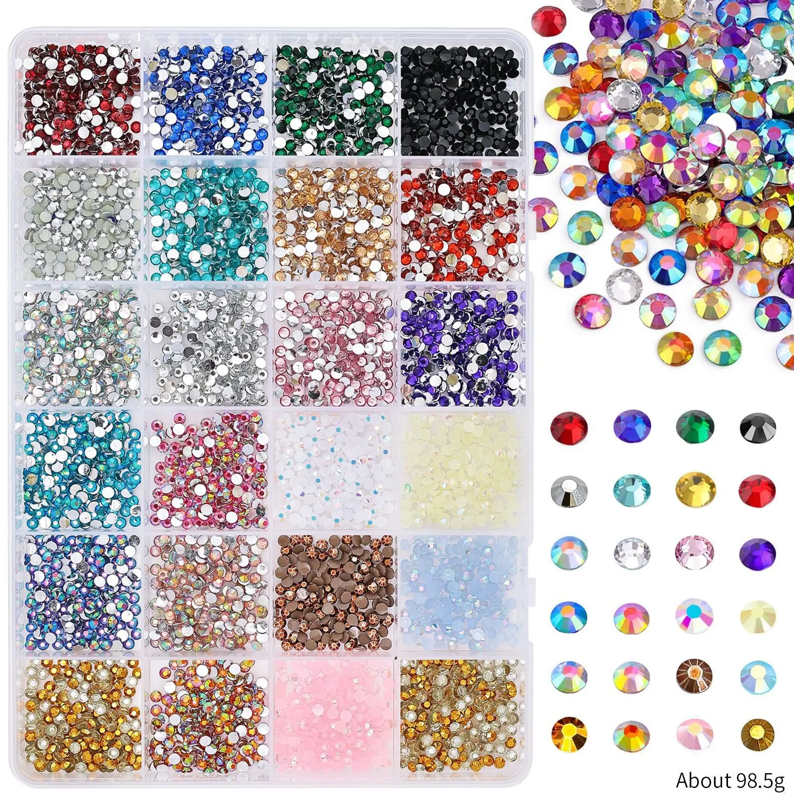 Big Box Crystal Rhinestones Mix