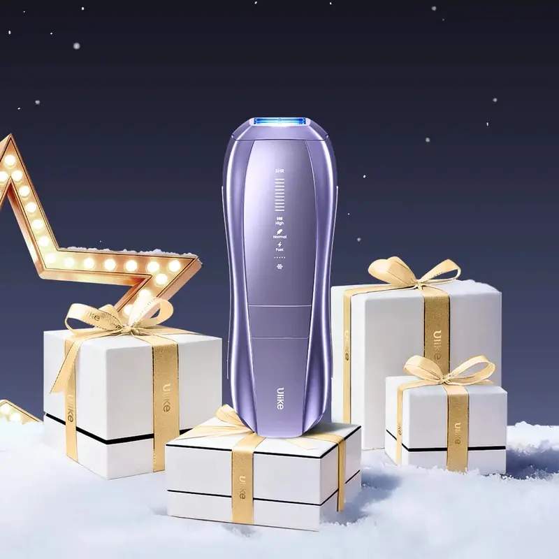 Ulike Laser Hair Removal, Air 10 IPL Hair Removal Device with Ice Cooling Comfort, Dual Lights, Skin Sensor & SHR Mode for Women & Men, Long-Lasting & Salon-liked Hair Removal Nearly Painless Result at Home, Christmas Present