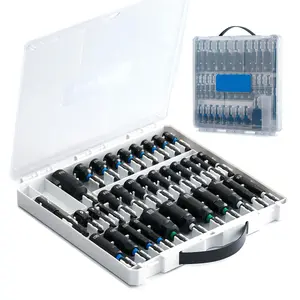 Saker Magnetic Impact Bit Driver Set with Extensions Impact Nut Driver Set for Impact Drill 1/4" Quick ChangeTool Box for Automotive Tool Accessories