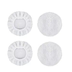 4 PCS Car Polishing Pads 5-6 Inch - Professional Grade Buffing Pads with Reinforced Double-Stitched Edges for Auto Detailing & Surface Restoration