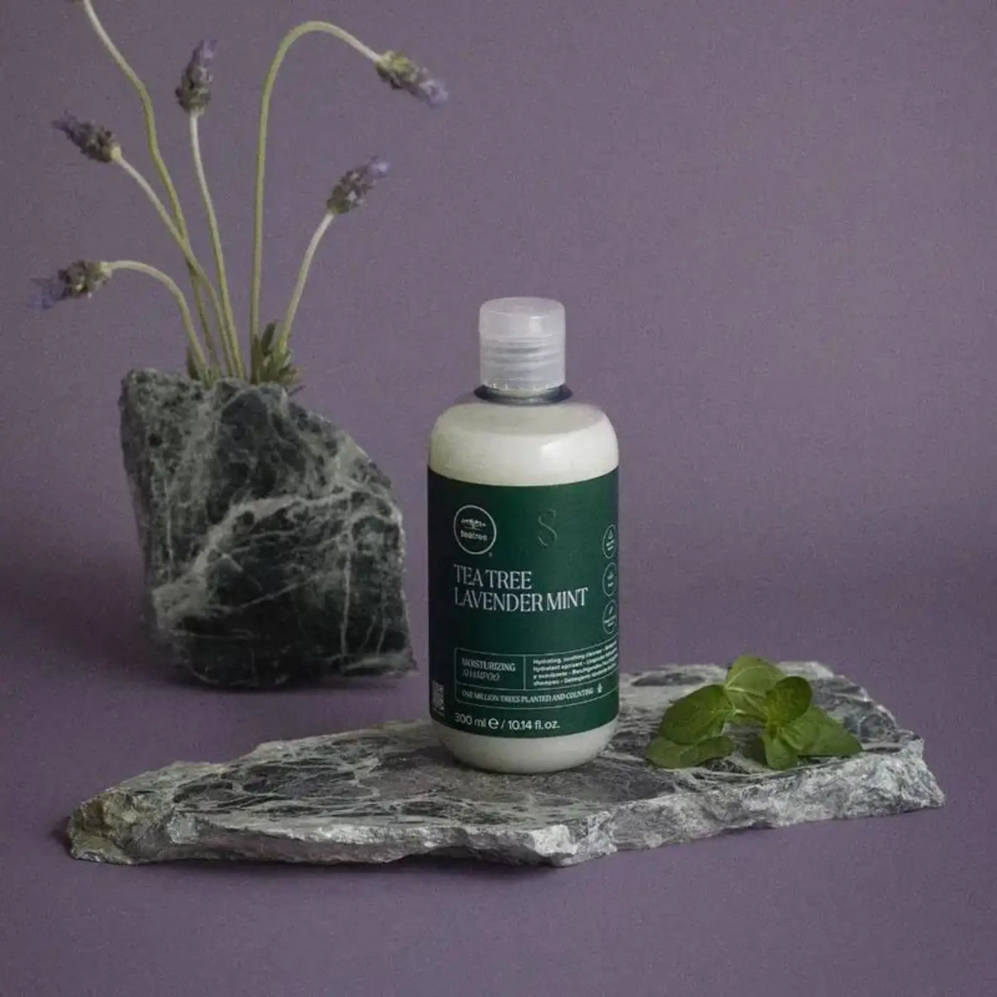 Tea Tree Lavender Mint Moisturizing Shampoo, Hydrates + Soothes, For Coarse + Dry Hair