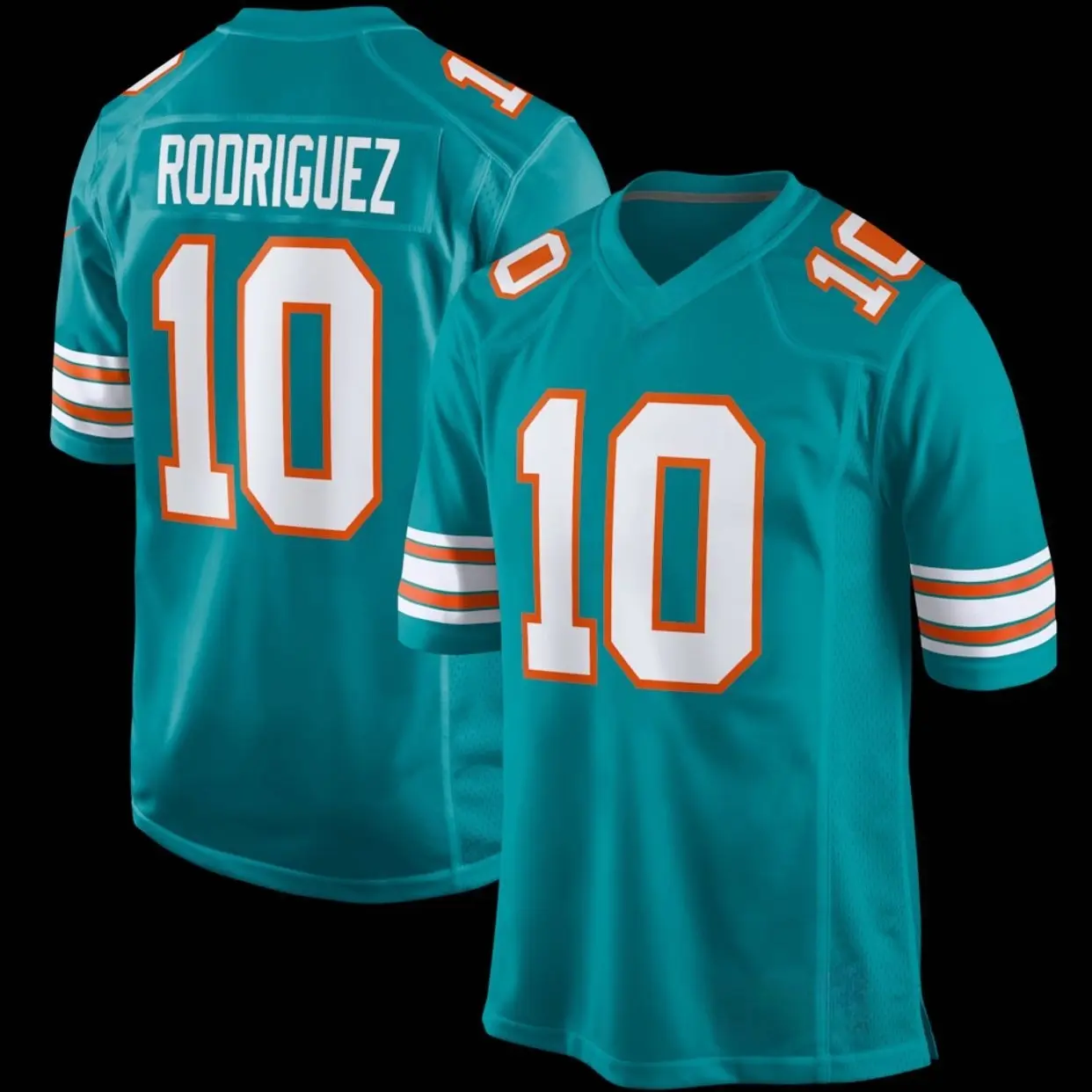 Unisex Football inspired by Rodriguez 10 Miami Alternate Game Jersey - Aqua