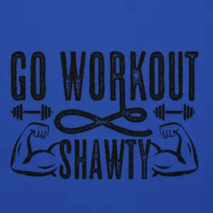 Go Workout, Shawty Unisex Hoodie