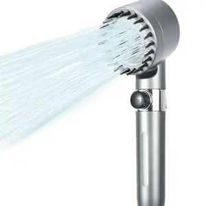 High Pressure Handheld Shower Head with Filter, Showerhead with on/OFF Switch for Pets Bath, Bathroom Shower Equipment, Filtered Shower Head