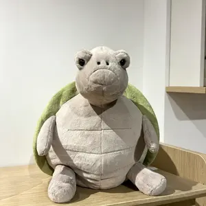 Timmy Turtle Weighted Plush Toy Soft Cuddly Anxiety Relief Stuffed Animal for Kids Adults Skin Friendly Fabric Individually Compressible Gift