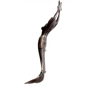 Charming Resin Mermaid Door Handle  Whimsical Nautical Decorative Figurine with Starfish & Seashell Details, Perfect for Home Décor, Gifts,  Includes Screws, Holiday Decoration | Rustic Style | Textured Finish Hanging Room Ornaments Hangable