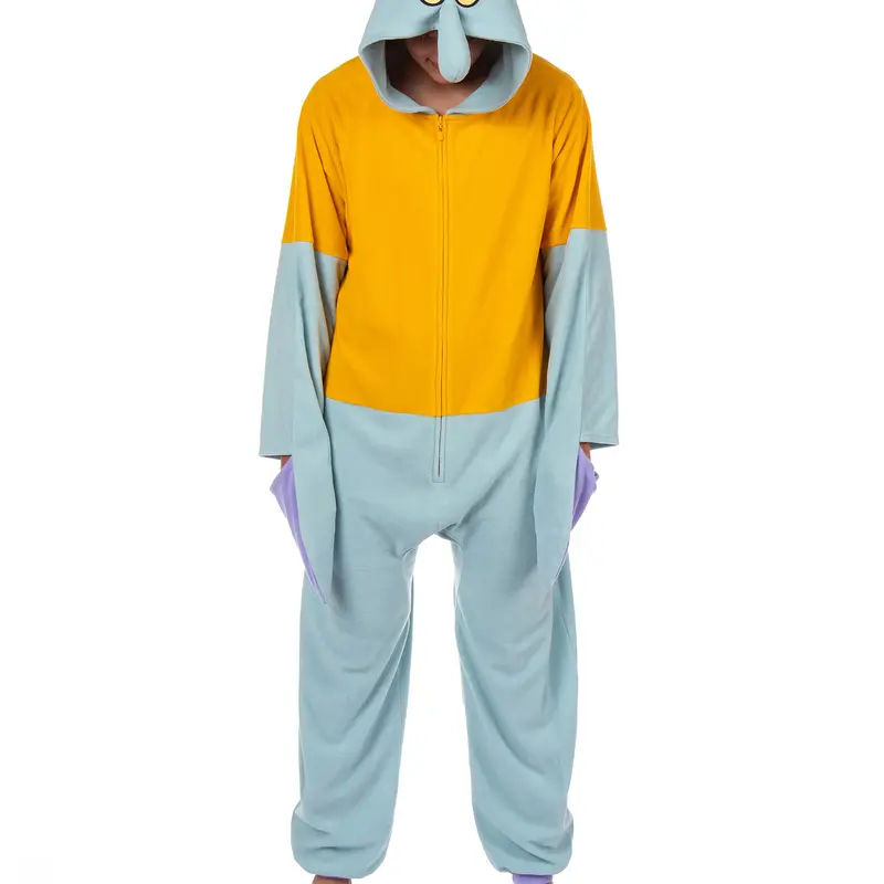 SpongeBob SquarePants Adult Squidward Costume Union Suit Pajamas for Men or Women