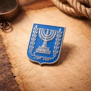 Legacy of Israel: Menorah Crest Collector Lapel Pin