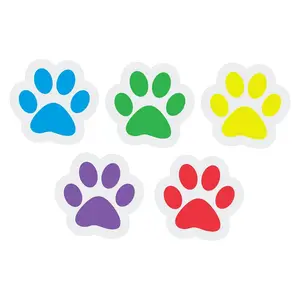 Bulk 50 Pc.  Jumbo Paw Print Wall Cutouts
