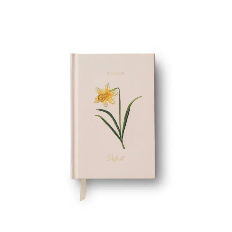 {Rifle Paper Co.} Birth Month Mini Embroidered Journal :: March