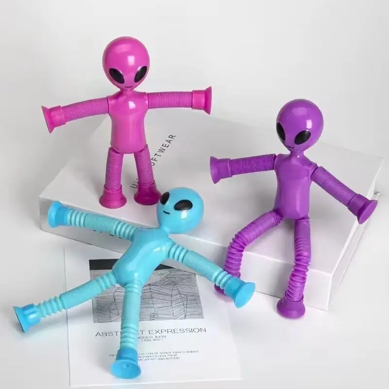 New Alien Shape-Shifting Telescopic Tube Toy - Fun, Educational, Transformable, Stress-Relieving, Stretchable