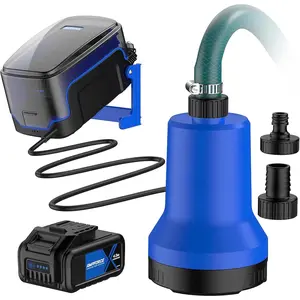 20V Cordless Submersible Water Transfer Pump, 1003 GPH Portable Sump Pump, 4.0Ah   Water Pump Runtime 1H Ideal for Pool, , Hot Tub, Garden, Flood , and Outdoor Projects