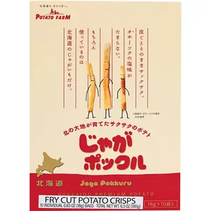 Calbee Japan Potato Farm Premium Potato Crisps Jaga Pokkuru 180g (18g*10bags)