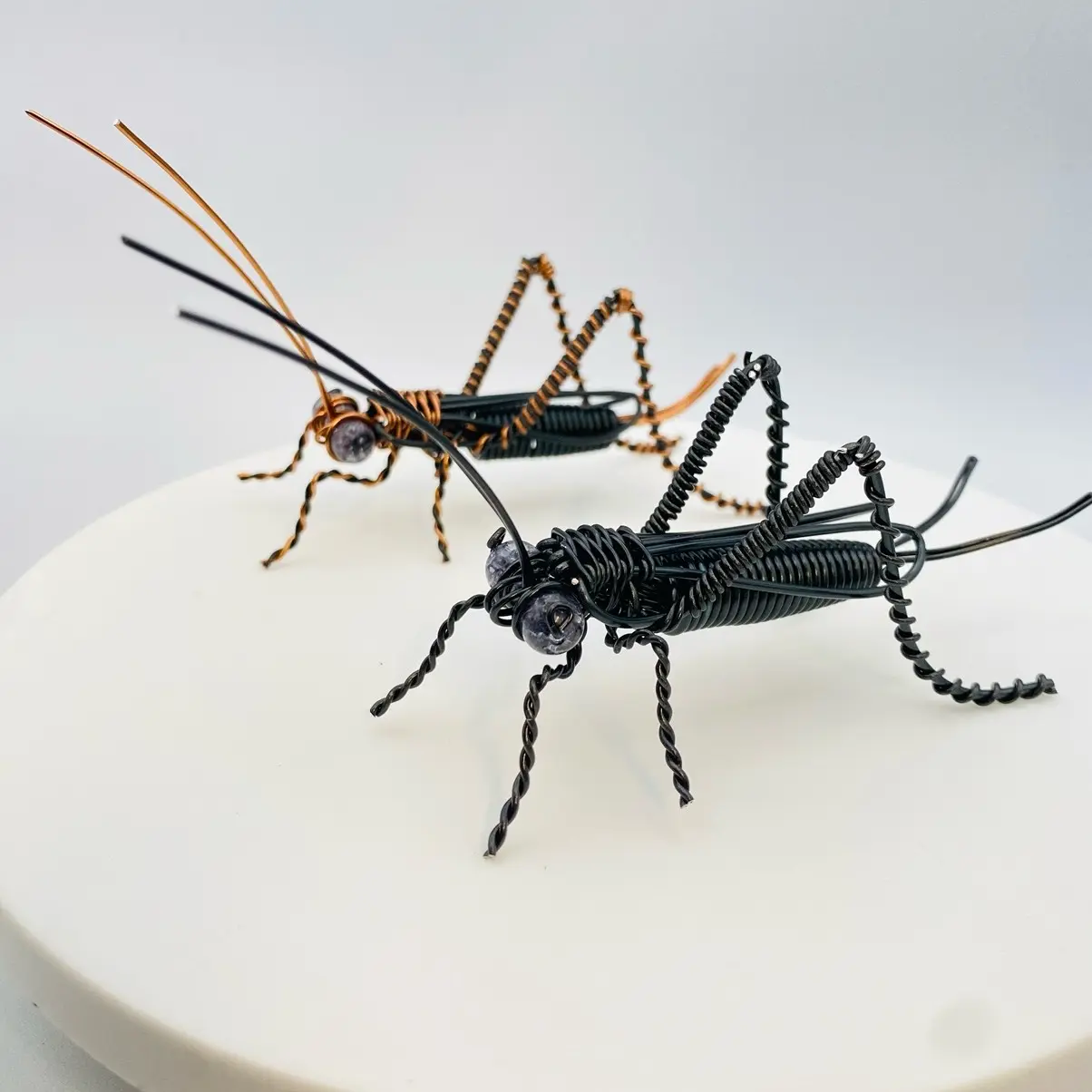 Cricket wire sculpture