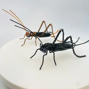 Cricket wire sculpture