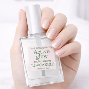 LOVCARRIE Nail Care Nail Strengthener — Rescues Brittle Nails | Ideal for Nail Enthusiasts | Quick-Drying | No UV Lamp Required | 17ml / 0.57 fl.oz