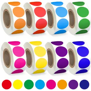 4000pcs Colorful Dot Sticker Coding Labels for Home Decoration