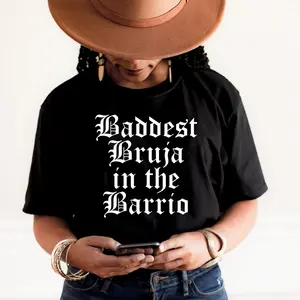 Bruja Shirt,Chingona Shirt,Latina Shirt,Mexican Shirt Women,Latina Clothes,Mexicana Shirt,Mexico Gift,Latina Feminist,Baddest Bruja,Unisex