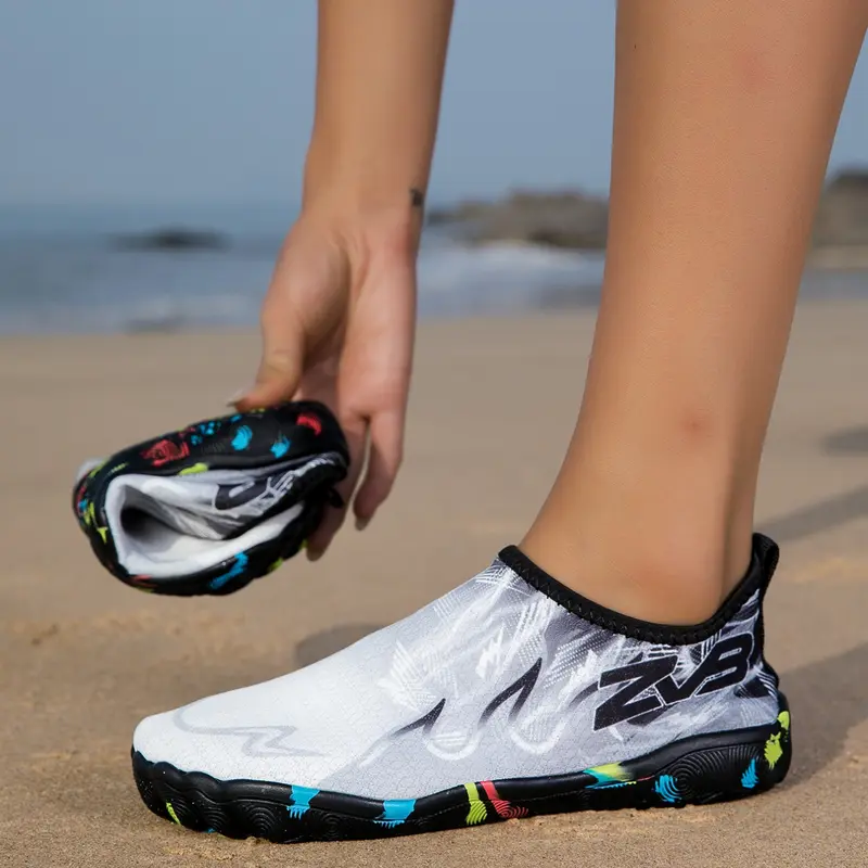 Quick-Dry Water Aqua Shoes for Barefoot Lovers, Soft Sole Swim Dive Sandals, Outdoor Summer Fishing Non-Slip Breathable Wading Shoes, Barefoot Watershoes, Fisherman Beach Shoes, Water Footwear, Anti Slip Shoes