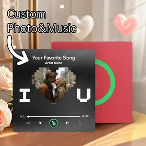 Custom Music And Photo Fridge Magnet FridgeBeats New 4.0 Upgrade Colorful without Frame Album Fridge Magnet Gifts for Couples