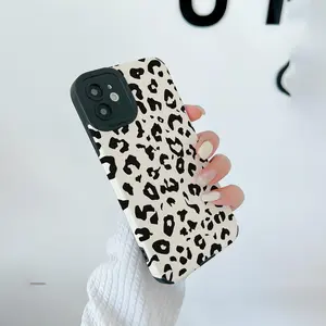 Fashion Leopard-pattern Phone Case Casing, Decorative Phone Protector Cover, Shockproof Phone Cases Compatible with Smartphone Cellphone iPhone 11 12 13 14 15 16 Pro Max, Soft TPU Cover