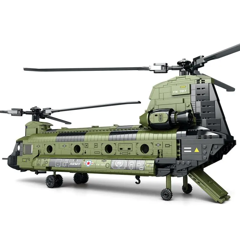 Helicopter Building Blocks Toy, 1622pcs/set Model Aircraft Building Blocks, Home Decoration Ornaments, Birthday Gift for Teenager, Gift for Her, Men's