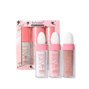 Highlighter Pen, Summer Long Lasting Shimmering Pearly Makeup Powder for Face & Body, Glitter Blush with Sponge Tip, highlighter makeup, Facial Cosmetic, Preppy Makeup Products, Cosmetic Products, Makeup Set, Christmas Gift