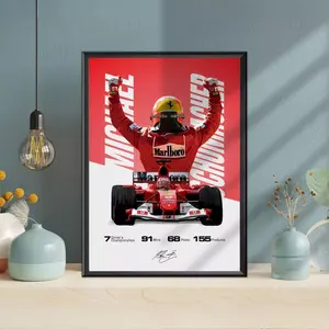 Michael Schumacher, Ferrari, Formula 1, F1 Merch, Poster, Print, Wall Art