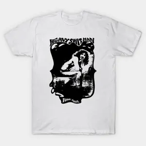 Frank Zappa Heavy Sh_T Man Graphic Tee - Vintage Rock Music T-Shirt Cotton Fit