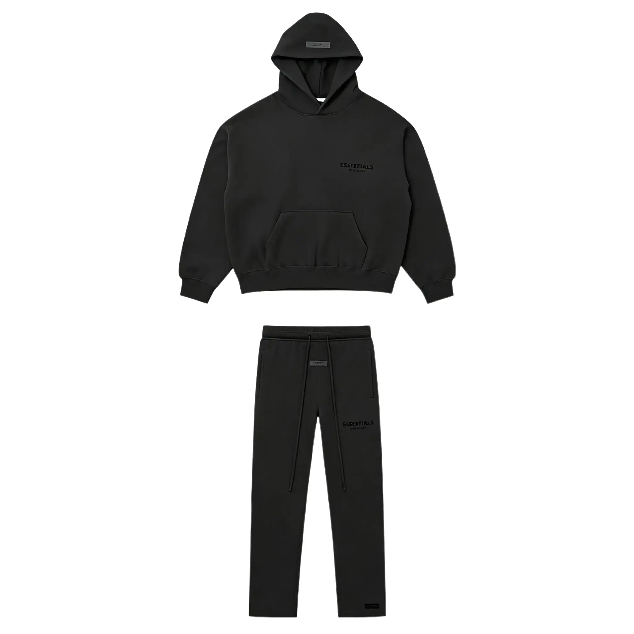 Fear of God Essentials Pullover Hoodie 'Stretch Limo' FW22 and Relaxed Sweatpants 'Stretch Limo'