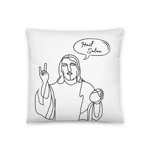 Hail S*tan Jesus - Basic Pillow
