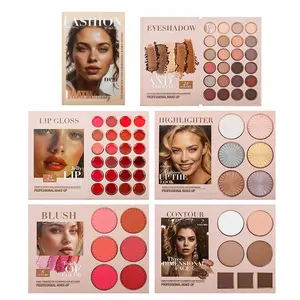67-Color Eyeshadow Palette 5-Layer Makeup Book Palette Eyeshadow Blush Lipstick Contour Highlighter Long-Lasting Waterproof Travel-Ready Cruelty-Free Cosmetic