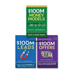 3 BOOK SET $100M Money Models+ $100M Offers+$100M Leads PAPERBACK PB