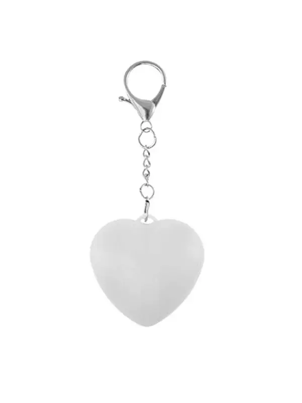 Smartphones Adorable Heart-Shaped Bag Charm USB Rechargeable Keychain Night Light for Her - Perfect Gift with Touch Sensing Light and Keychain Design