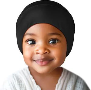 Bonnet for 0-6 Months, Silky Satin Bonnet for Sleeping, Smooth for No Frizzy Hair, Adjustable for Non-Slip
