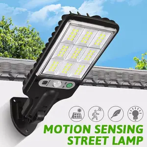 [summervibes]LED High Brightness Flood Emergency Light, Solar Outdoor Wall Lamp, Garden Yard Lighting Fixture, Motion Sensor Street Light, Rechargeable Solar Step Light, Adjustable Angle Outdoor Solar Christmas Light