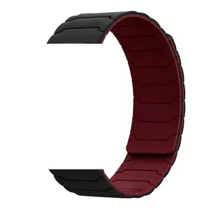 Silicone Watch Band (Band Only), Magnetic Watch Band, Smart Watch Strap for Apple Watch 44mm 49mm 45mm 41mm 40mm, Smart Watch Accessories for iWatch Ultra 2 Series 9 8 7 6 5 4 SE 3, Wearable