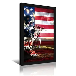 A Black-framed Decorative Poster, Independence Day, Memorial Daya Stylish and Creative Wall Decoration, Suitable for Bedrooms, Offices, Apartments, Dormitories, Etc.  23 Art Prints Available. wedding gallery neon  canvas mouldings
