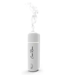 Casa Roma AERO Luxury Car Vent Aroma Oil Diffuser – Waterless Cold-Air Scent Machine with USB-C Rechargeable Battery, Smart Vibration Sensor, 4ml Cartridge – Silent Aromatherapy for Cars, Pet & Kid Friendly (Includes 6 Oils)