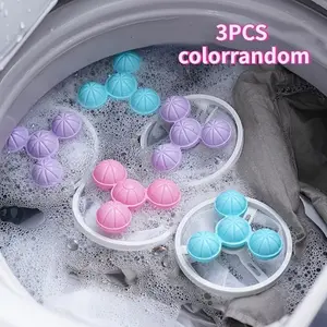 3-Pack Laundry Lint Catcher Bags, Floating Lint Remover, Clothes Cleaning Filter Net, Washer-Compatible, Efficient Lint Removal, Laundry Accessories, Home Goods