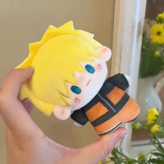 Cute Chibi Anime Plush Doll Keychain, Kawaii Soft Bag Charm, Anime Collectible Pendant, Birthday Gift for Anime Fans