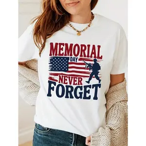 Memorial Day Never Forget, Shirt Patriotic T  EE, V  Eteran Tribute, USA F  Lag Shirt, Independence Day Gift, S  Oldier T  EE, Patriotic T Shirt
