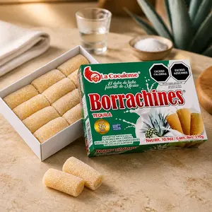 Borrachines Tequila Candies Sweet Snack - La Cocalense's Delightful Treat for Any Occasion - 10.9oz Box