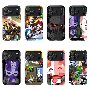 This Castle Crashers Knight Collage Is Perfect Suitable for iPhone 17-11 Pro Max/Plus and  Samsung Galaxy S23-25