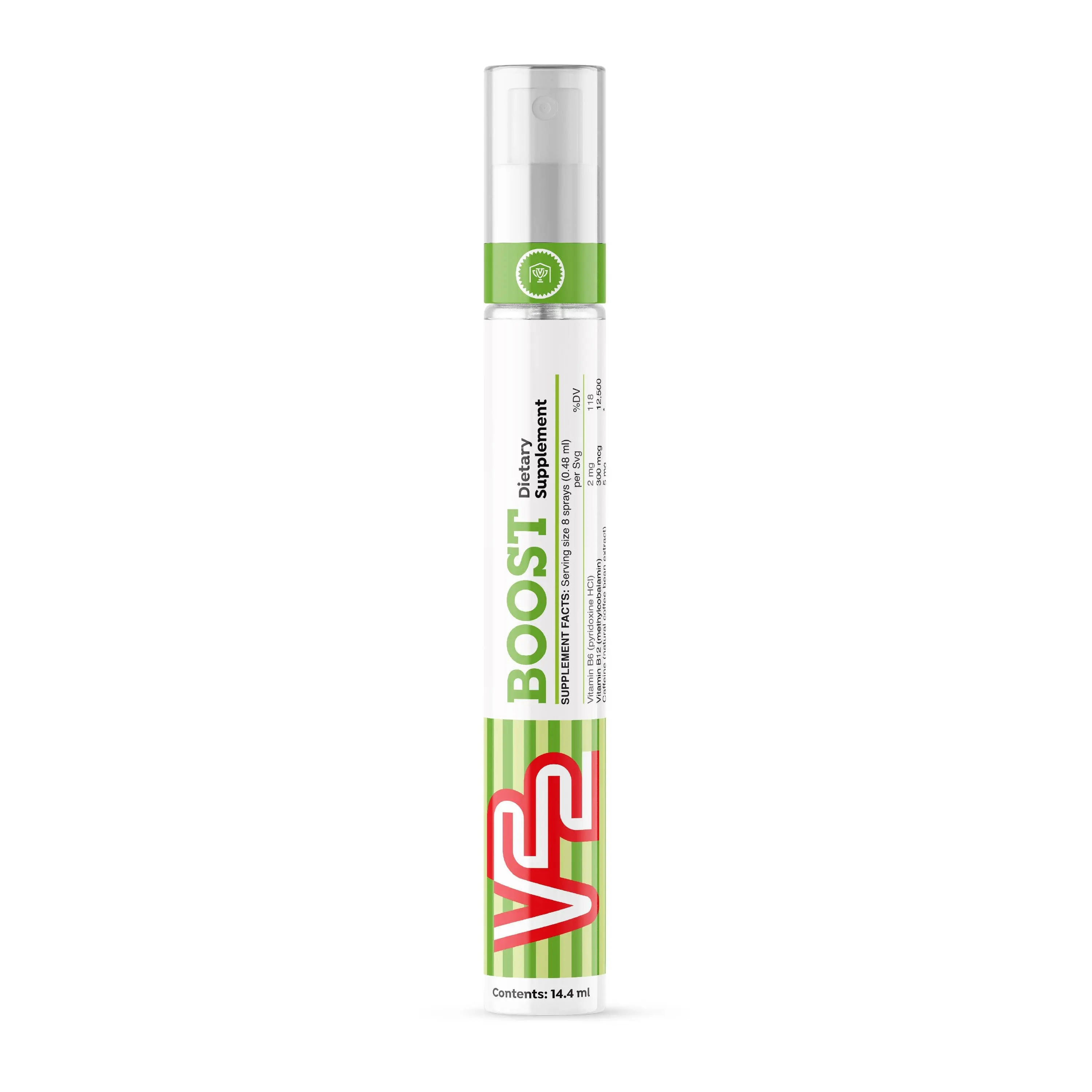 V22 BOOST Spray - Energy Support Spray Supplement - Chocolate Flavor - 240 Servings