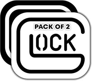 (2pcs) Safe Action Gun Pistol Perfection Stickers for Adults, Cat Vinyl Decals Laptop Water Bottle Car Scrapbook Sticker  2″ x 2″, 3″ x 3″, 4″ x 4″, 5″ x 5″, and 6″ x 6″