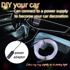 Neon Glowing El Light String (ice Blue) 1PCS, Party Decorations, Coachella Music Festival, Club, Festival, Birthday, Wedding Decoration