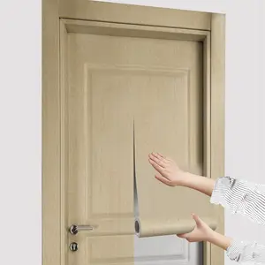 Self-Adhesive Wood Grain Door Sticker, Removable Wall Decal for Bedroom & TV Background, 38.5 Cm X 200cm, Set of 2 Pieces